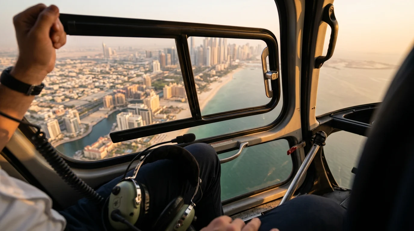 Helicopter Tour vs Hot Air Balloon Dubai