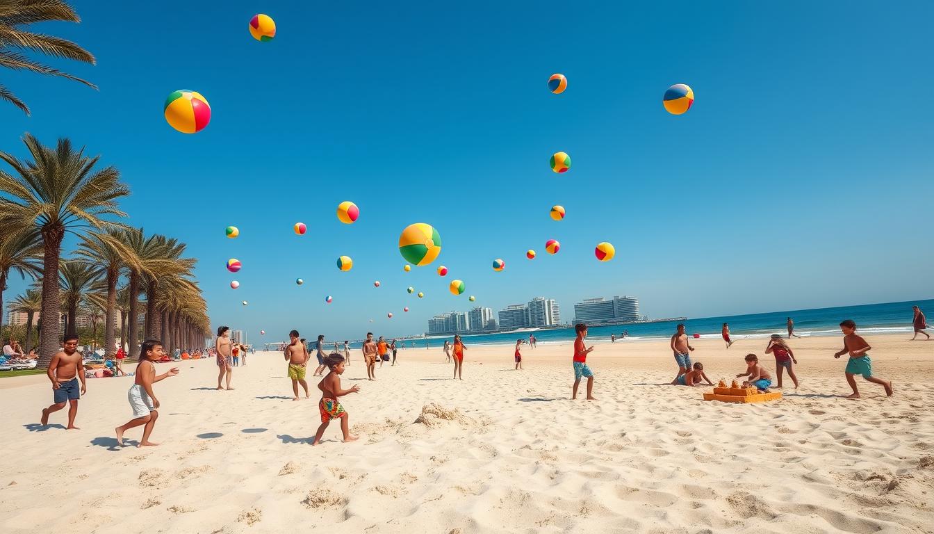 Beach Games for Kids at Jumeirah Beach: Fun in the Sun