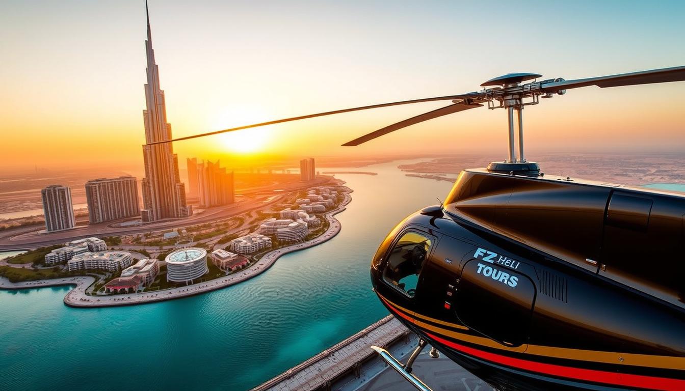 Experience the Thrill of a Helicopter Tour in Dubai, UAE