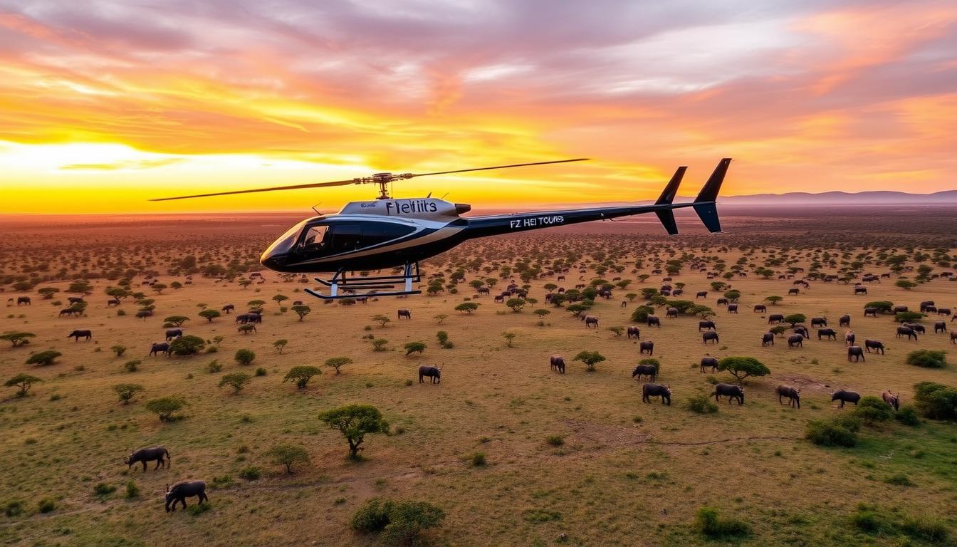 Experience Serengeti by Helicopter Tour, Tanzania