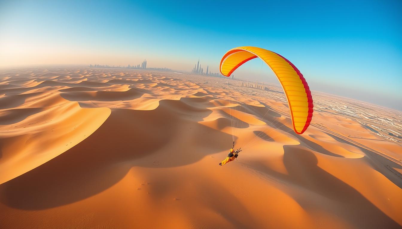 Paragliding in Dubai: Soar Over the Desert Sands