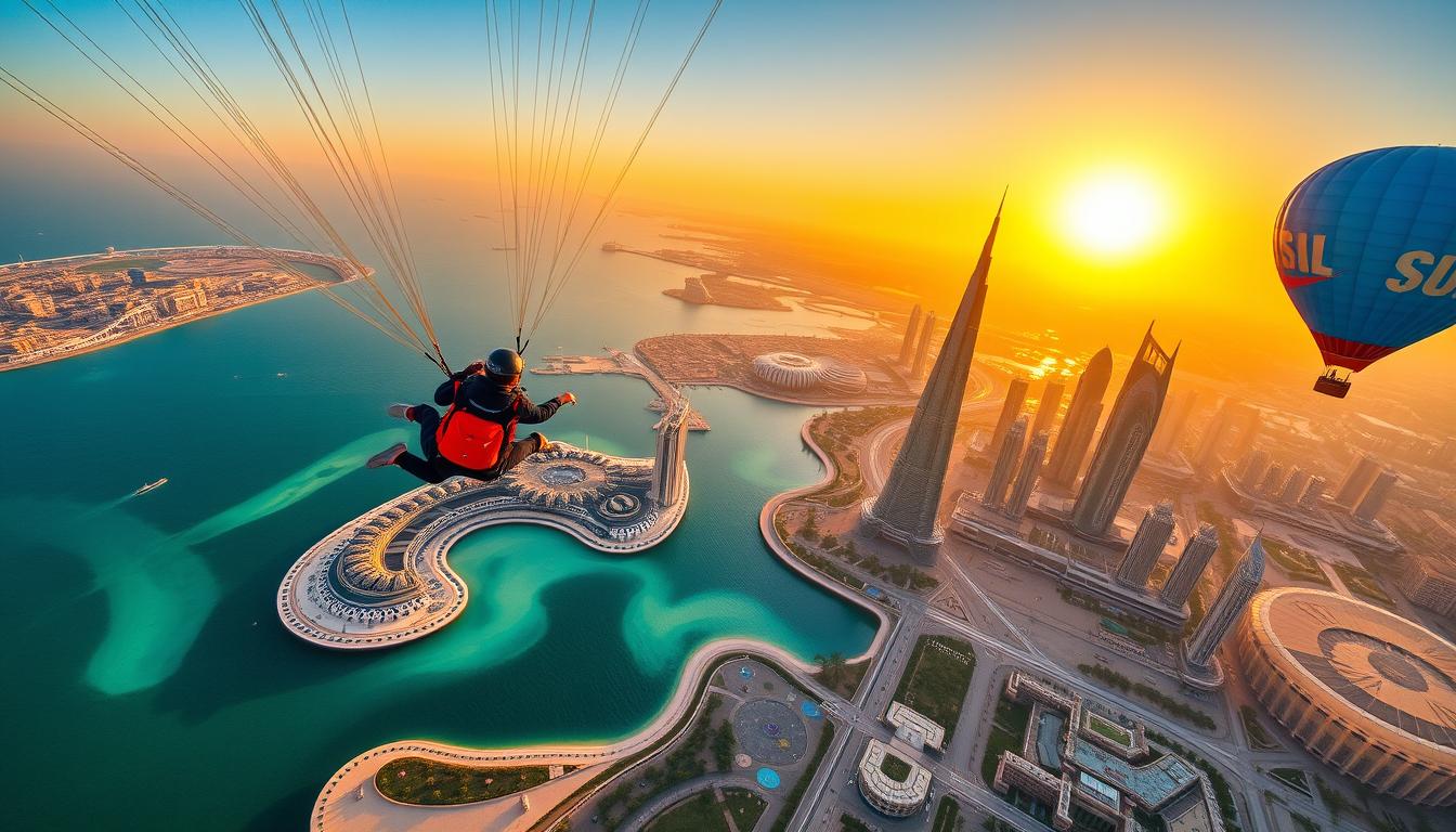 Top Aerial Adventures in Dubai: From Skydiving to Parasailing