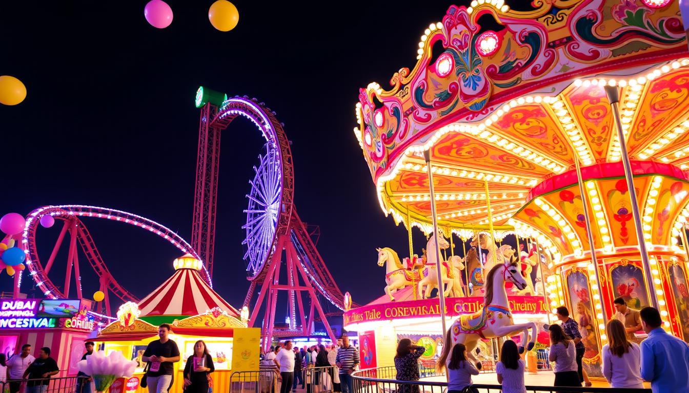 Fun Carnival Rides for Families at the Dubai Shopping Festival