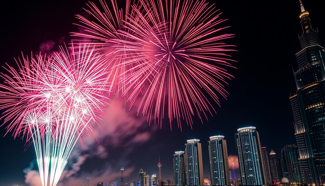 Experience Spectacular Fireworks at the Dubai Shopping Festival