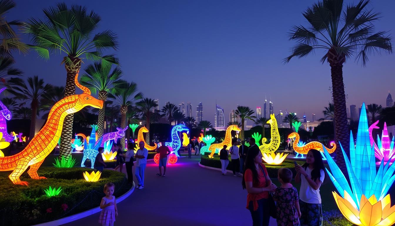 Experience Dubai Garden Glow: An Affordable Evening Out for Families