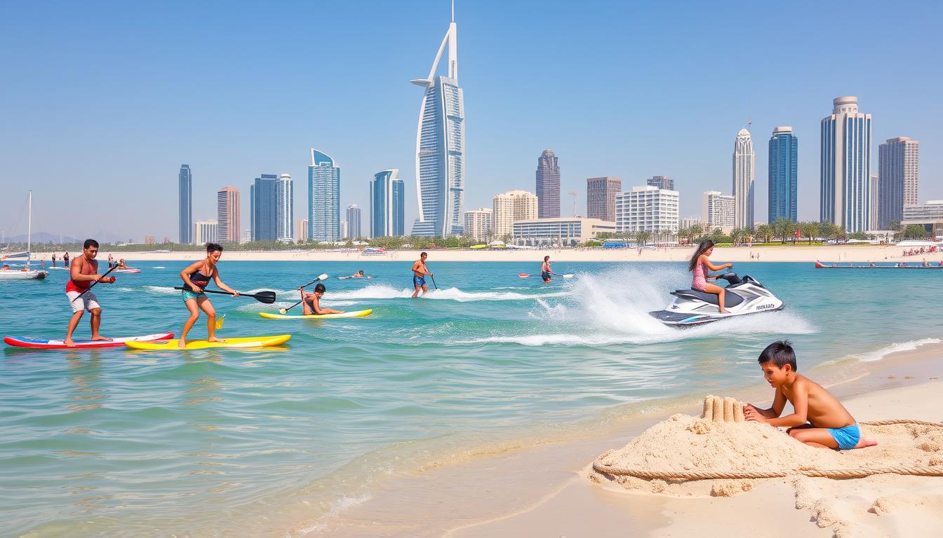 Family Watersports at Jumeirah Beach