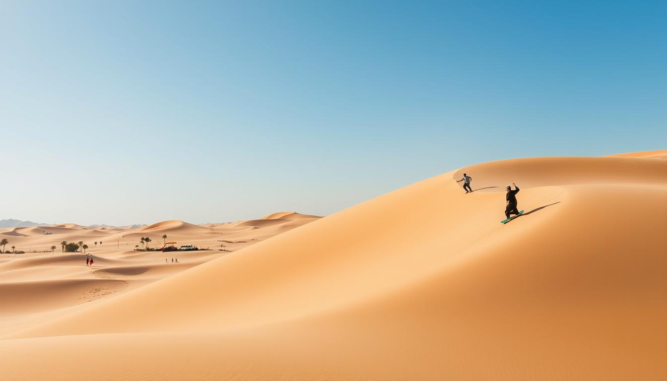 Sandboarding on a Private Desert Safari: A Thrilling Dubai Adventure