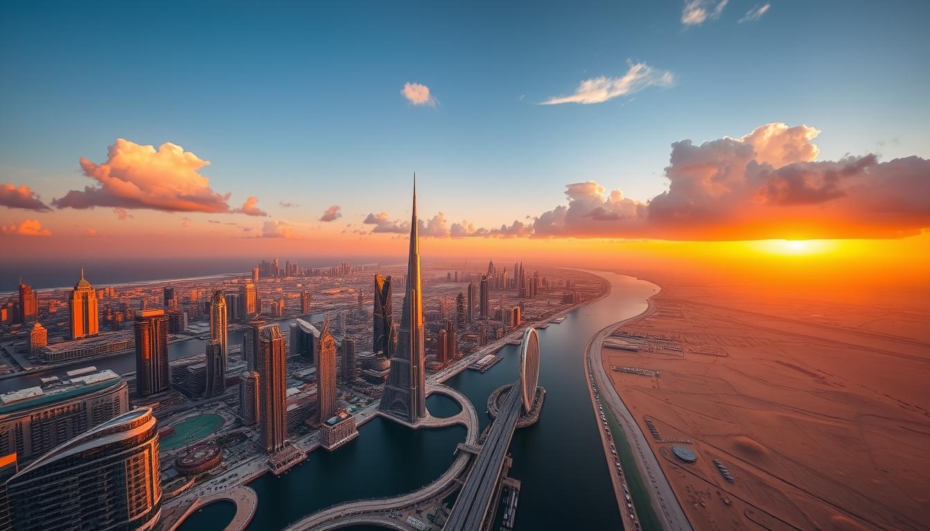 How Dubai Looks During Sunset from a Helicopter – A Visual Adventure