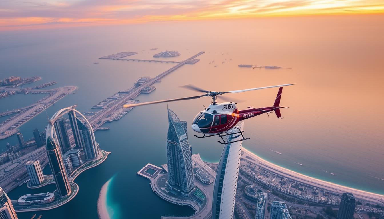 helicopter tours Dubai tourism