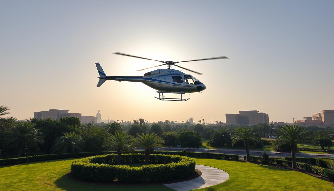 Helicopter Ride Booking Service Near Discovery Gardens Dubai