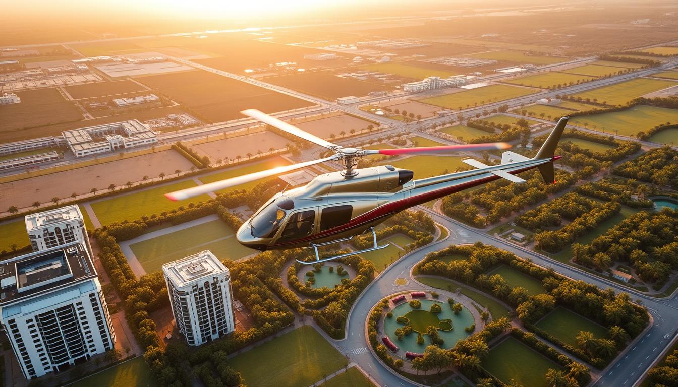 Book Your Helicopter Ride Near Dubai Investment Park