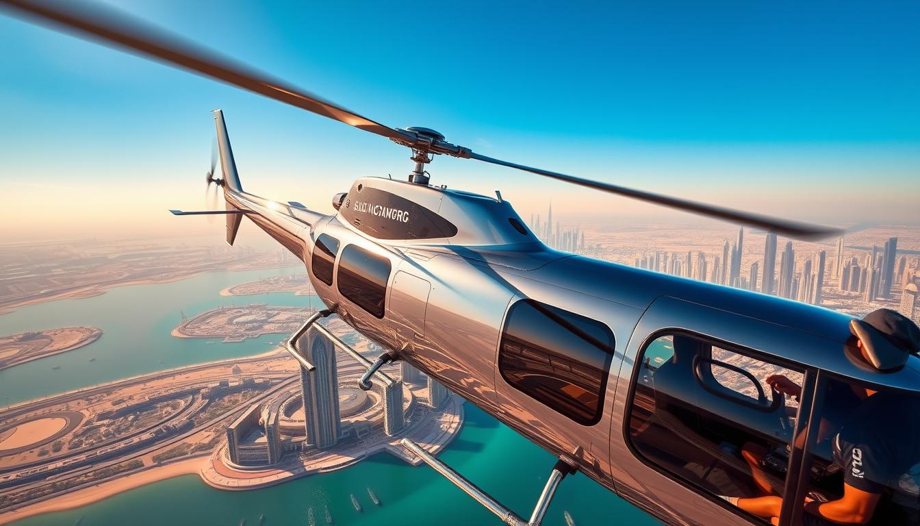 Book Your Helicopter Ride Near Dubai Production City