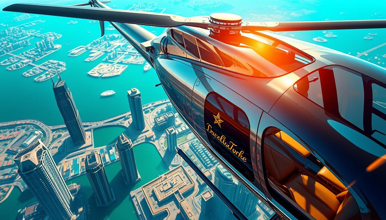Helicopter Ride Booking Service near International City Dubai – FZ Heli Tours