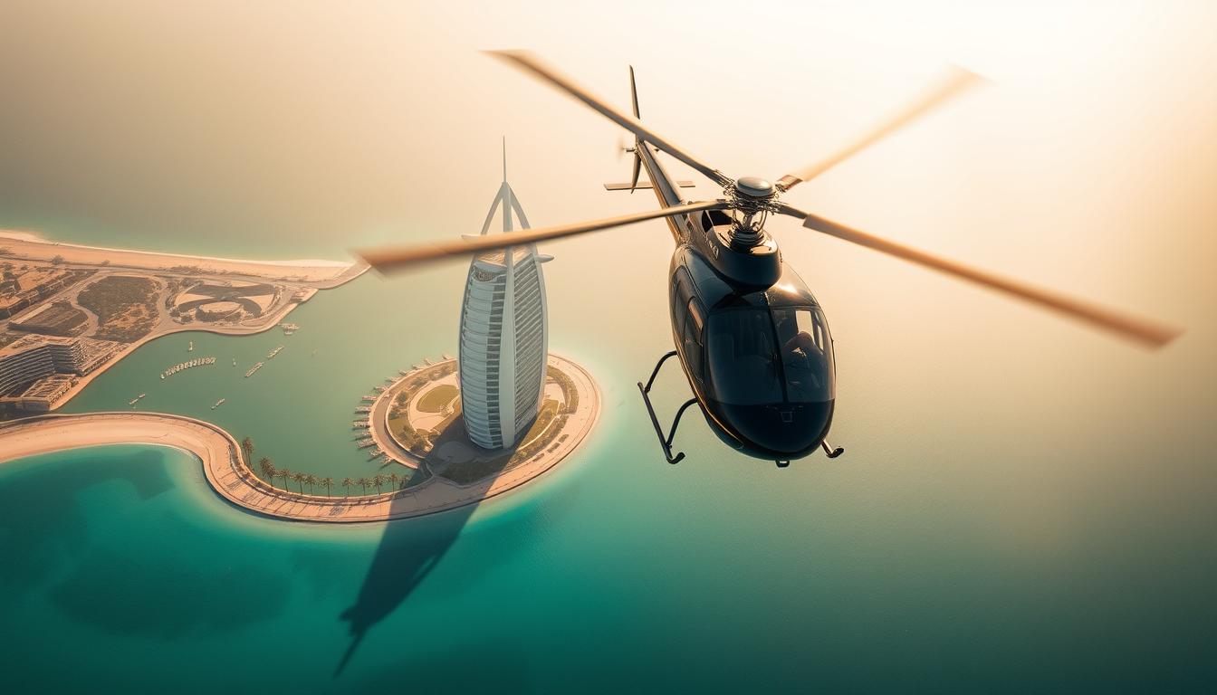 Helicopter Ride Booking Service near Jumeirah Dubai | FZ Heli Tours