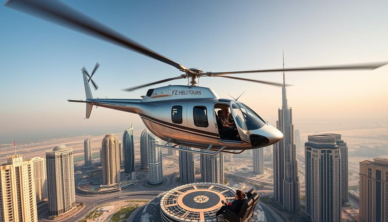 DXB to Hotel: Helicopter Airport Transfer in Dubai