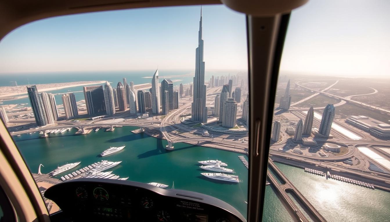 Experience Luxury Helicopter Tour: Dubai from Above