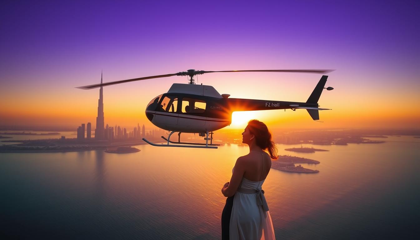 Romantic Heli Charter: Dubai Honeymoon Flights